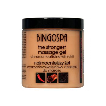 BINGOSPA Najmocniejszy żel cynamonowo-kofeinowy z papryką - do masażu  250g 